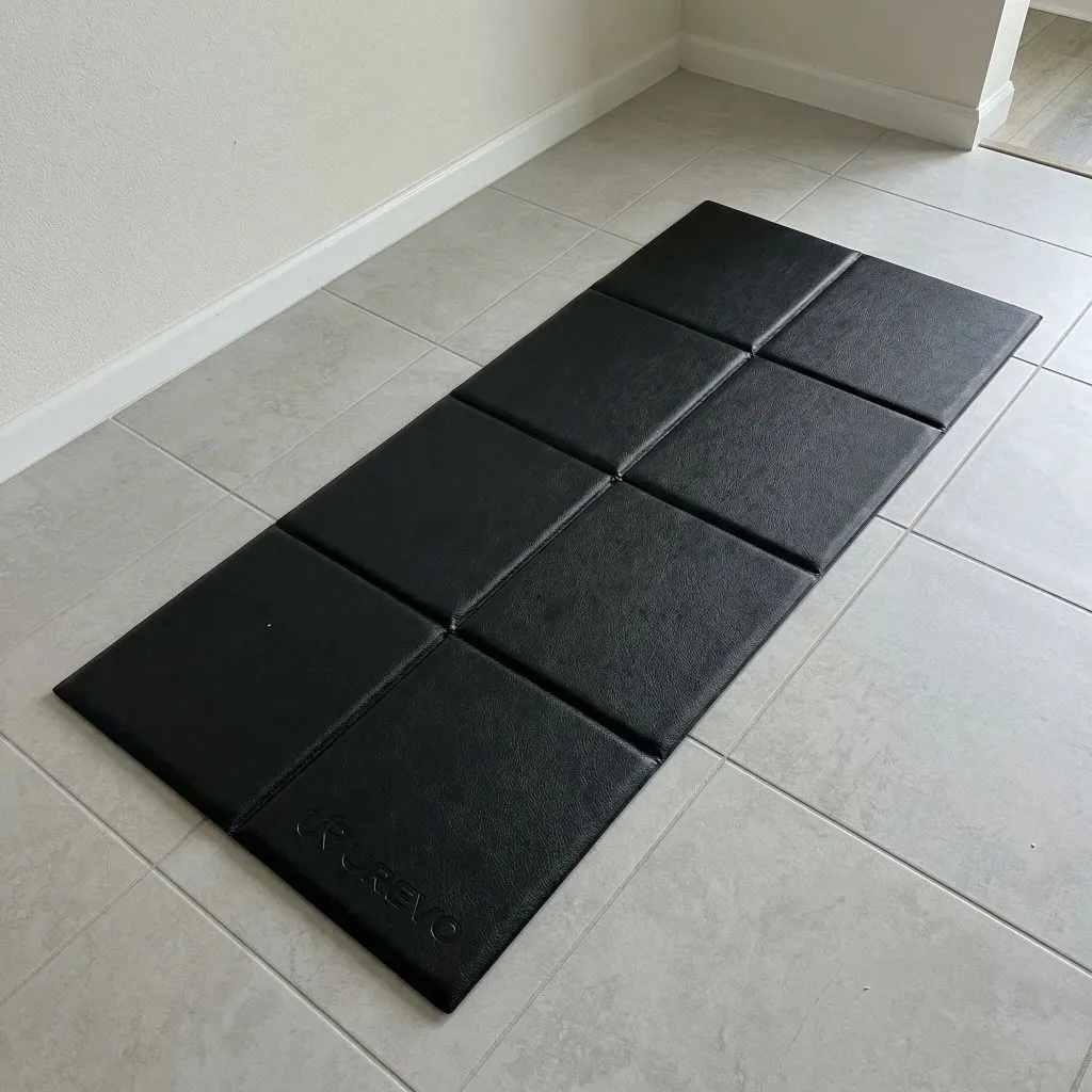 Urevo Foldable træningsmåtte foldbar støjdæmpende