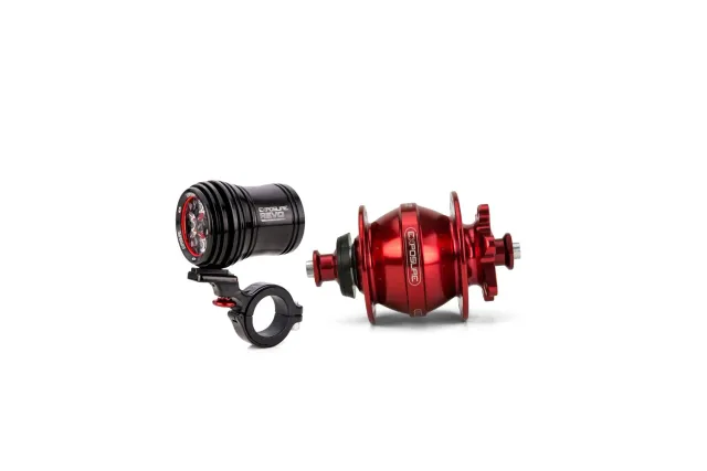 Exposure Lights Revo Dynamo Pack Disc forlygte 800 lumen rød
