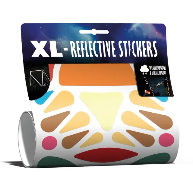 Reflective Berlin XL Sticker Kit Totem refleksklistermærker natural