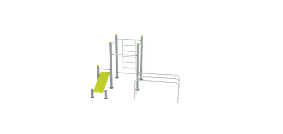 Denfit Streetworkout DSW4571 træningsstation pull-up dip
