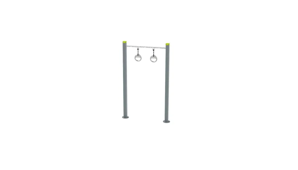 Denfit DSW4465 pull-up bar udendørs med ringe