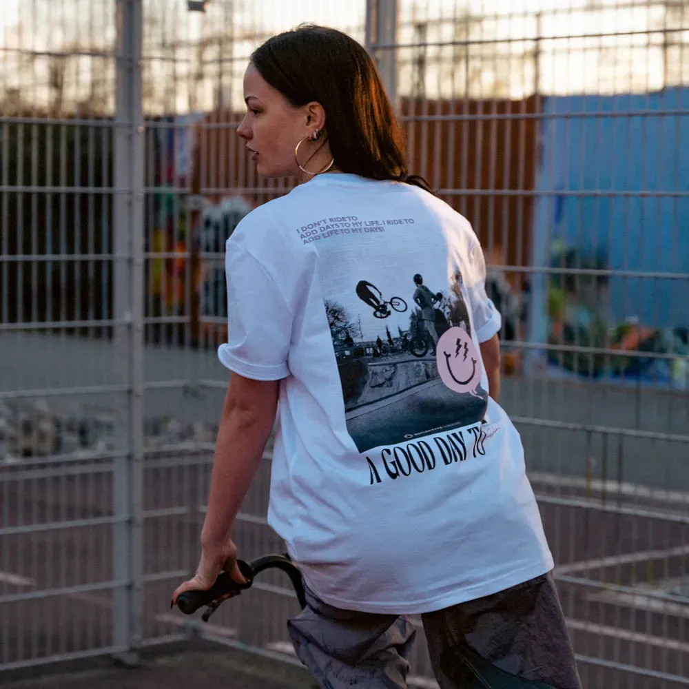 REFLECTIVE BERLIN Streetlife T-shirt hvid