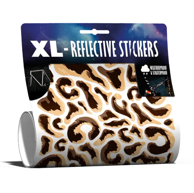 Reflective Berlin XL Sticker Kit Pebbles refleksklistermærker black