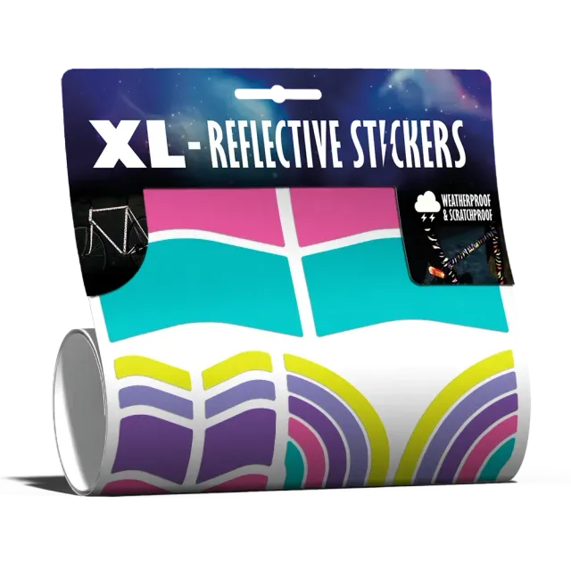 REFLECTIVE BERLIN XL Sticker Kit Classic refleksklistermærker 90s retro