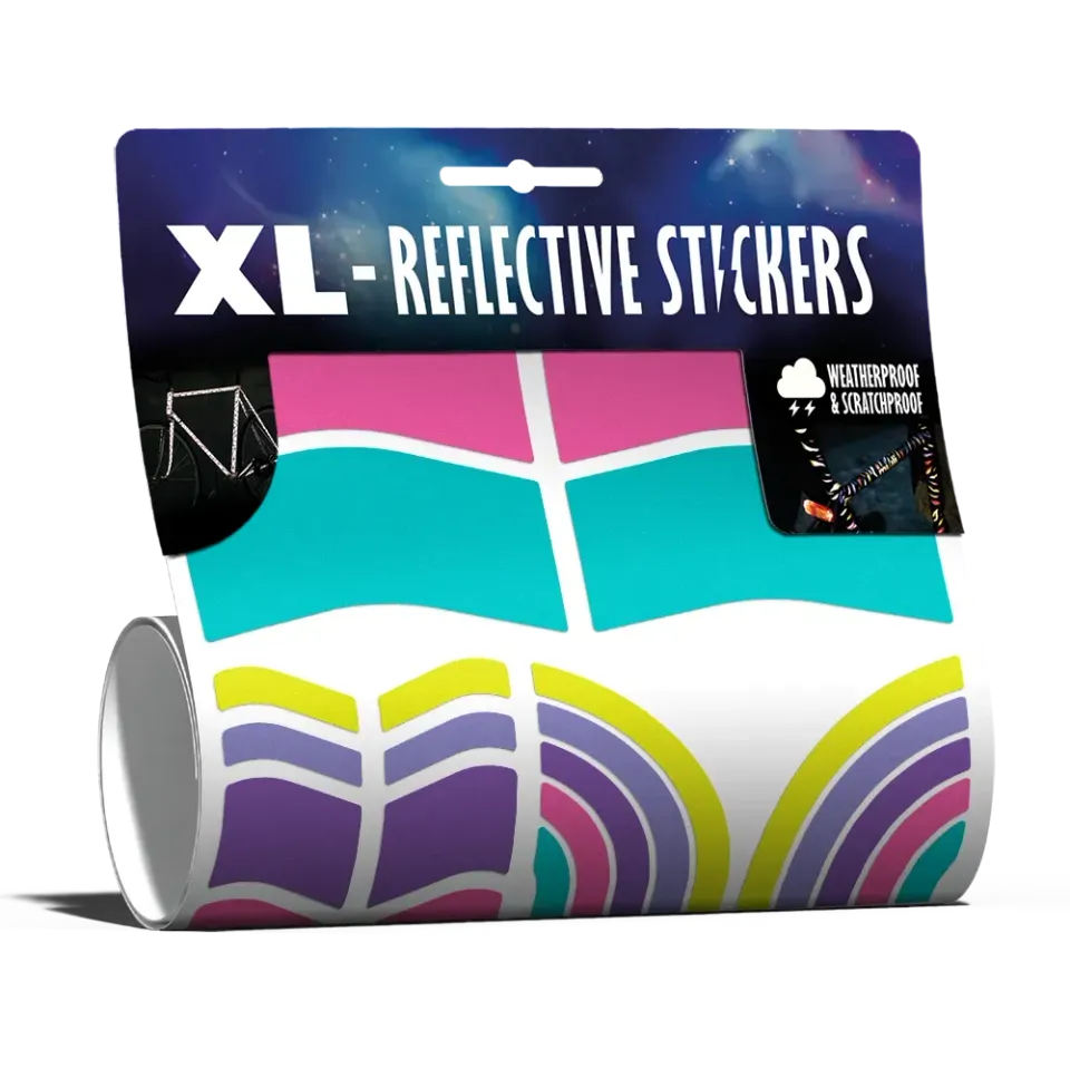 REFLECTIVE BERLIN XL Sticker Kit Classic refleksklistermærker 90s retro