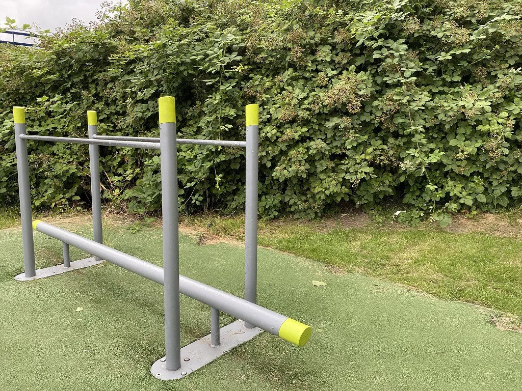 Denfit BasixFit Balance Beam Bars balancebom med støttegreb