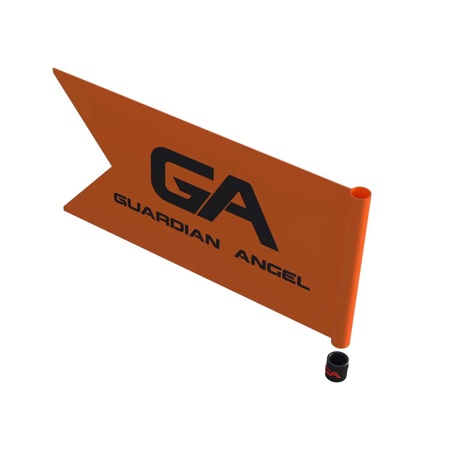 Guardian Angel flag med gummistop til lygte