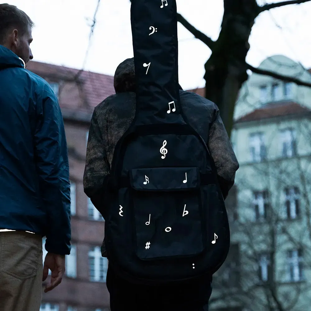 Reflective Berlin Music tekstilsticker refleks noder