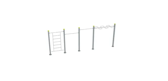Denfit DSW4461 pullup stativ dobbelt wavebar