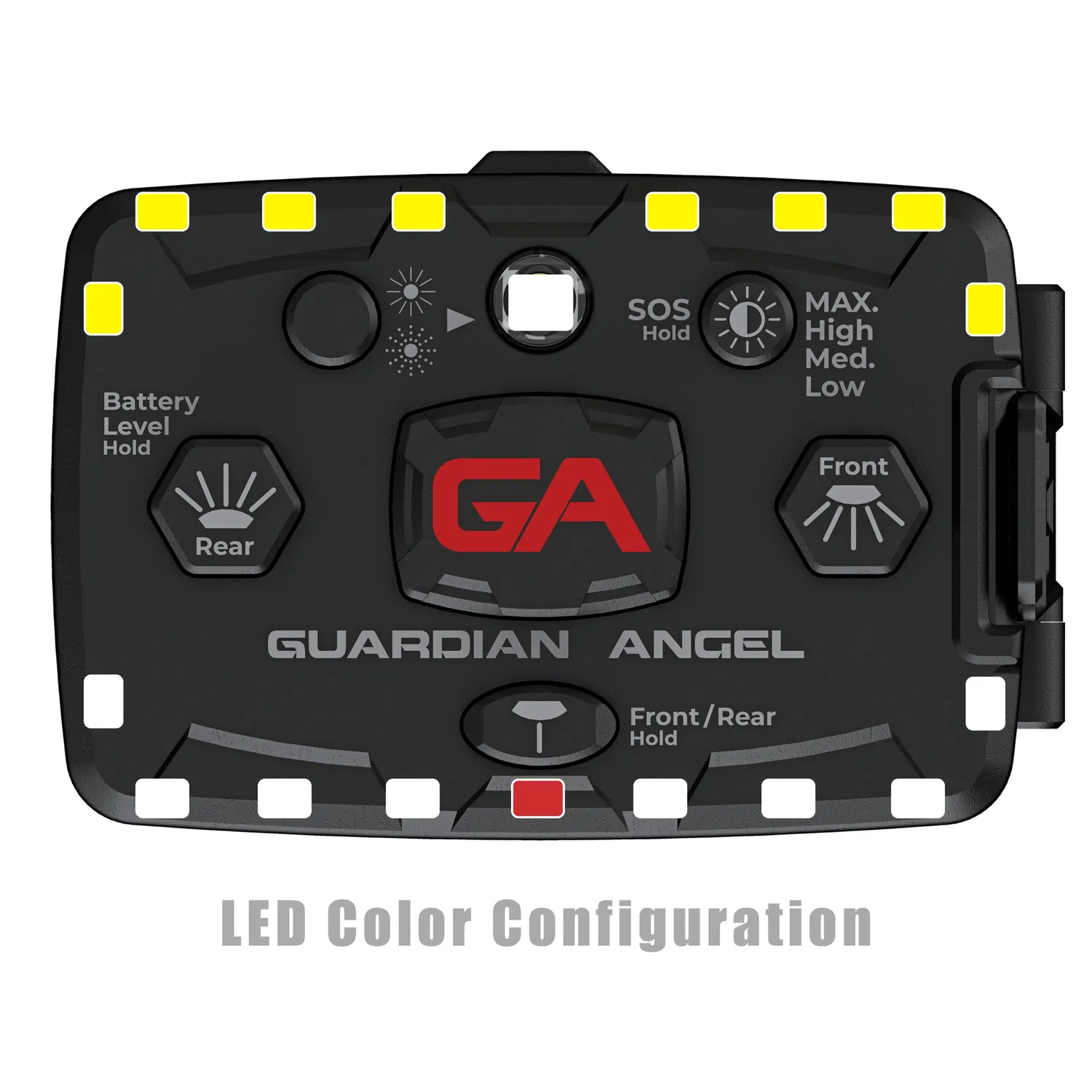 Guardian Angel Elite Series lygte hvid/gul enkelt