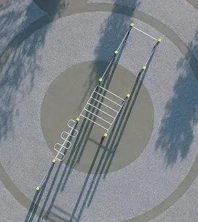 Denfit DSW4559 træningsstativ udendørs monkey bars