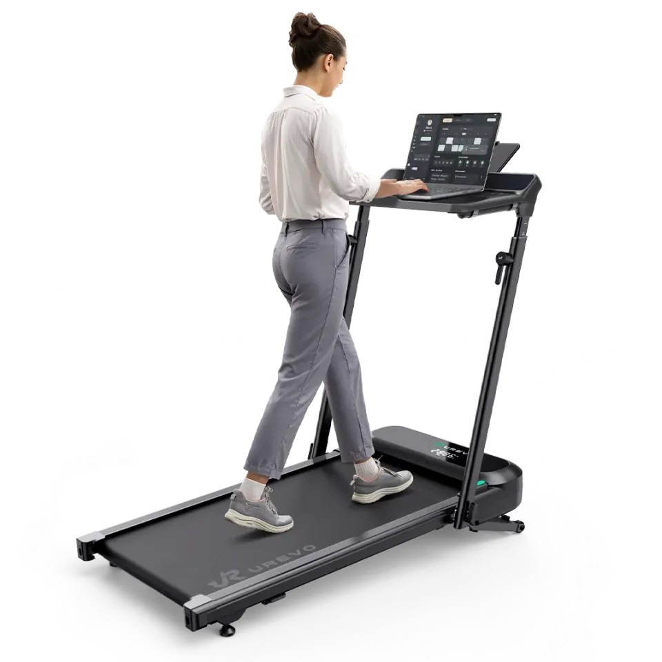 Urevo FoldiMix 5L løbebånd sort med bord