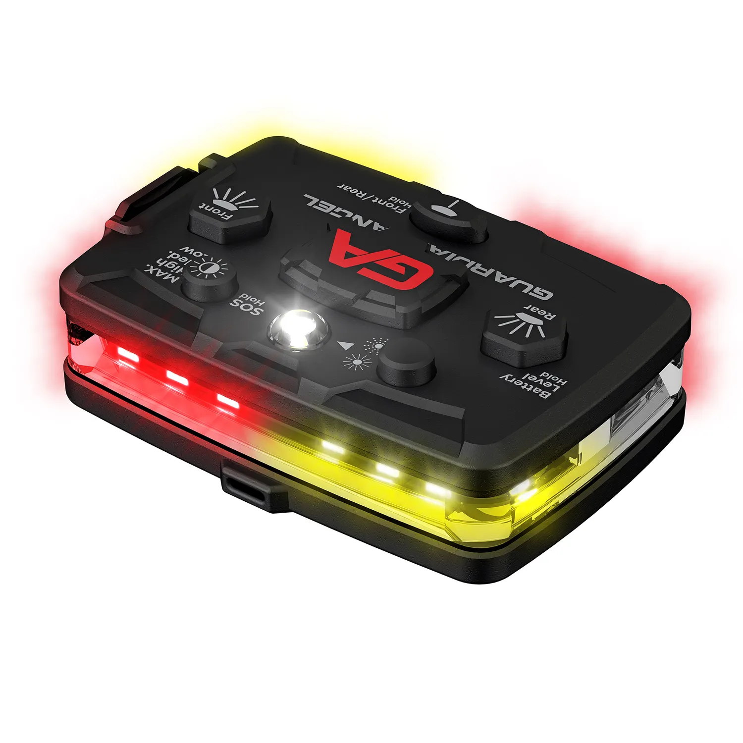 Guardian Angel Elite Series lygte rød/gul 800 lumen