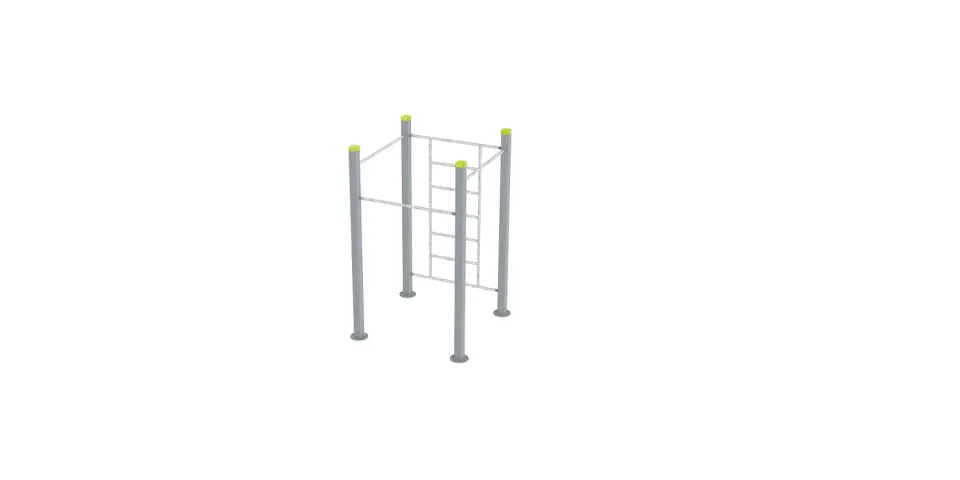 Denfit DSW4552 Wall pullup stativ 3 stænger