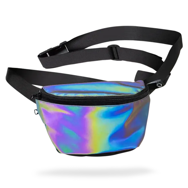 Reflective Berlin Pouch bæltetaske regnbue