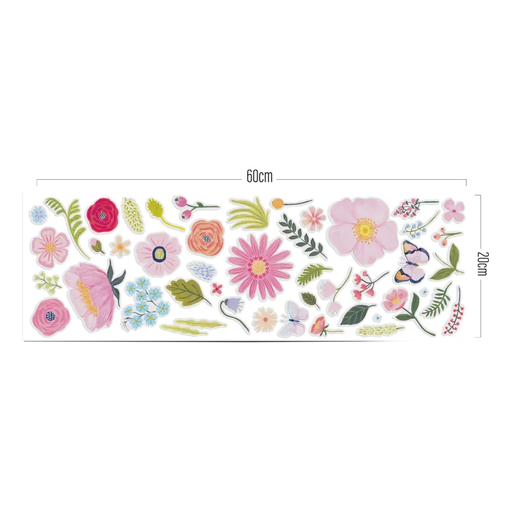 Reflective Berlin Emflowerment XL sticker kit blomster