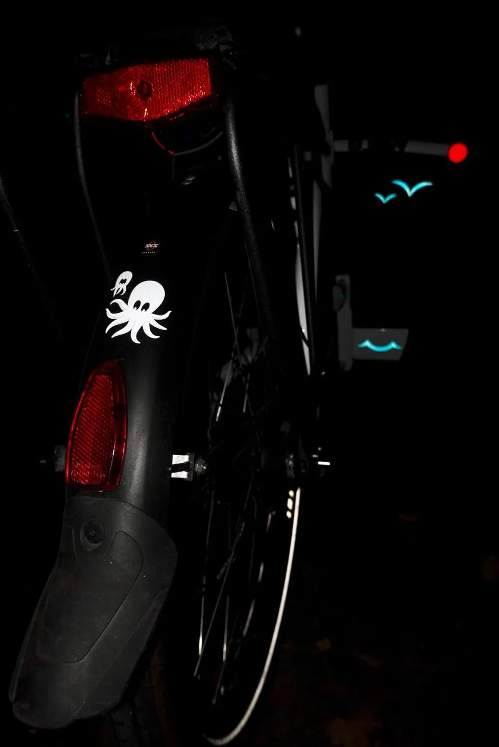 REFLECTIVE BERLIN Oktopus klistermærke neptune refleks
