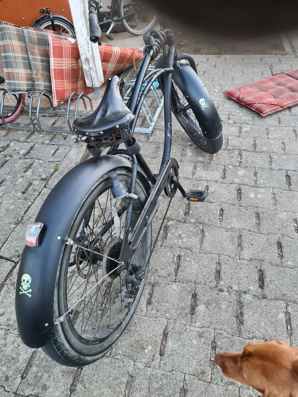 Reflective Berlin Totenkopf klistermærker fire reflekterende