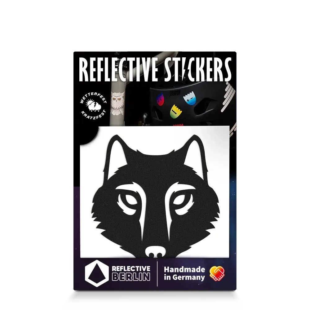 Reflective Berlin Wolf refleksmærke grå