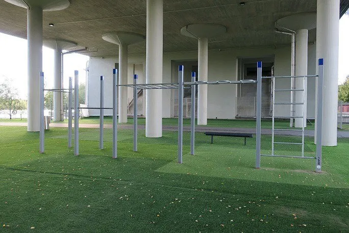 Denfit Streetworkout DSW4560 traeningsstativ wall wave