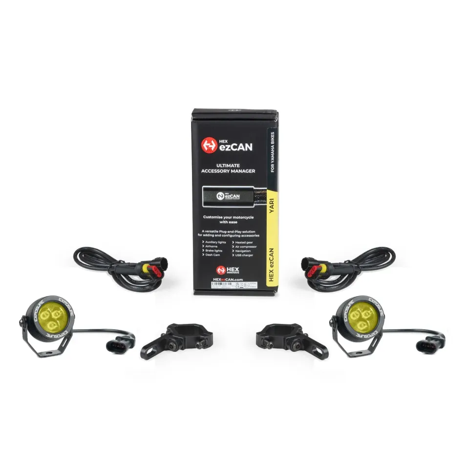 Exposure Lights Radial 3 ekstralys gul MC kit