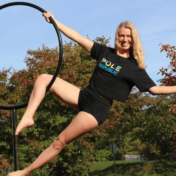 Aerial Shop Crop T-shirt træningstop til yoga