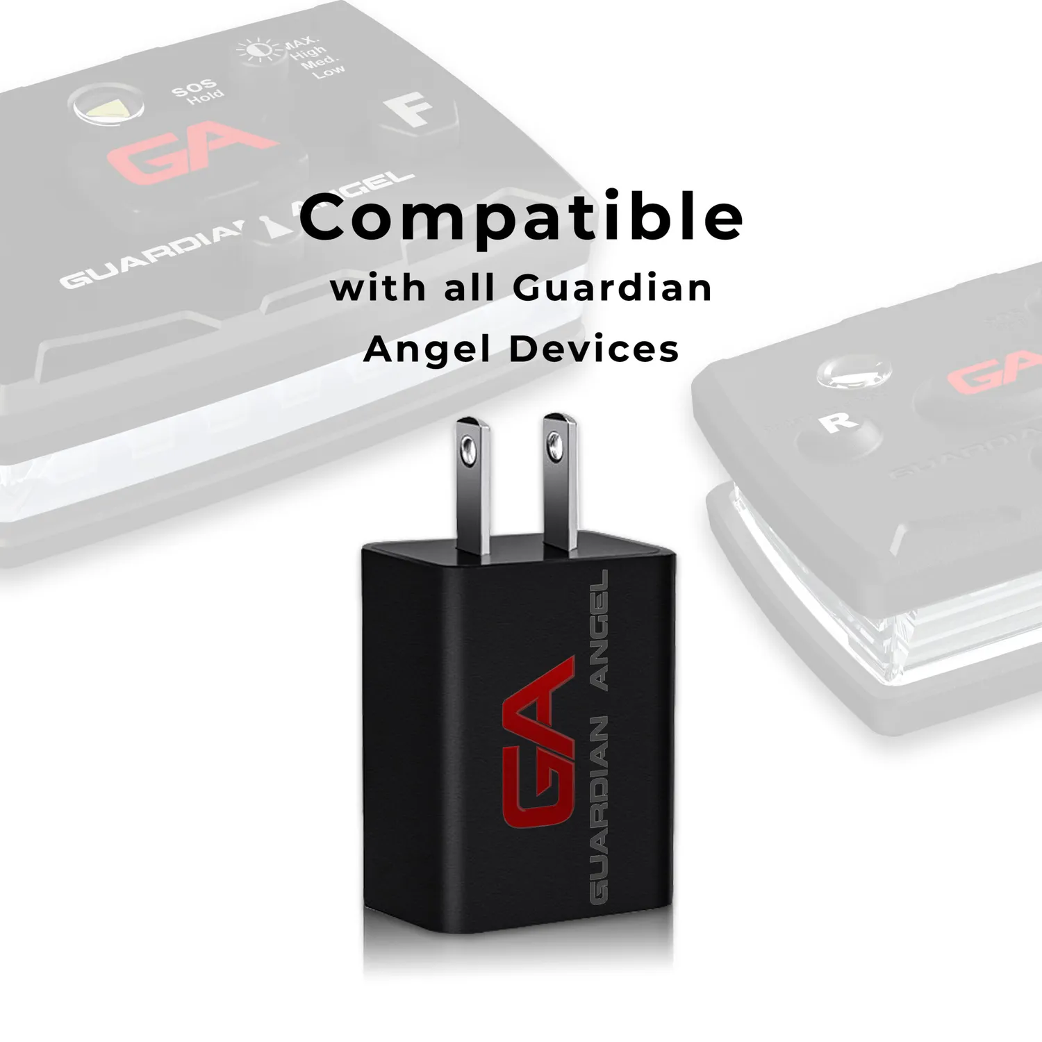 Guardian Angel strømadapter USB-C oplader med kabel