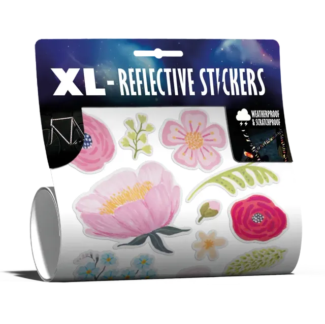 Reflective Berlin Emflowerment XL sticker kit blomster