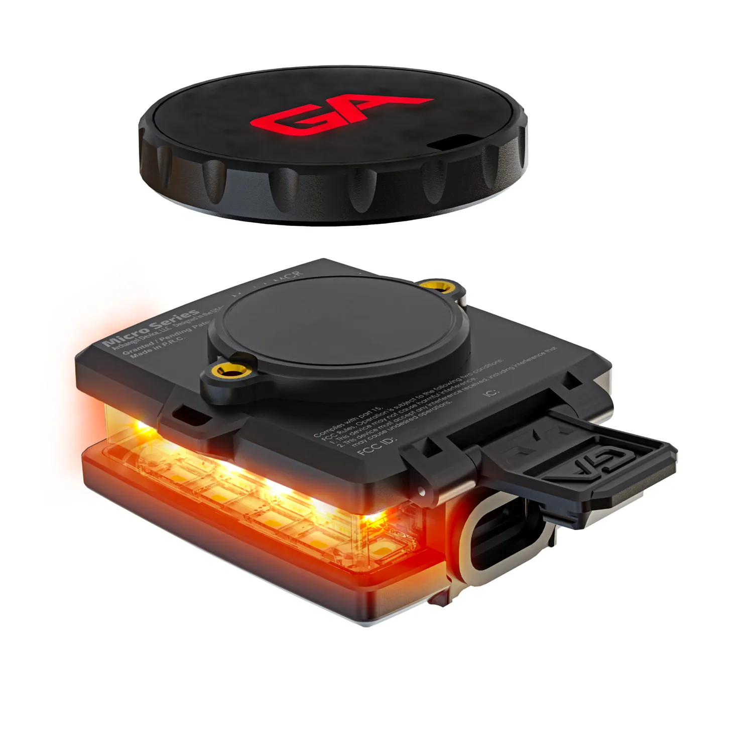 Guardian Angel Micro Series White/Orange lygte hvid/orange 14 LED
