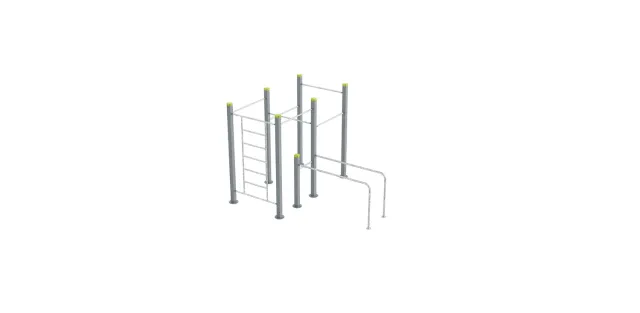Denfit DSW4565 vægstation pullup bars parallel bars