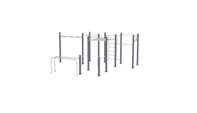 Denfit DSW4567 FreeMove M udendørs træningsstation