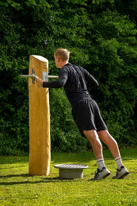 Denfit Nature Fitness Balanceboard balancebraet i trae
