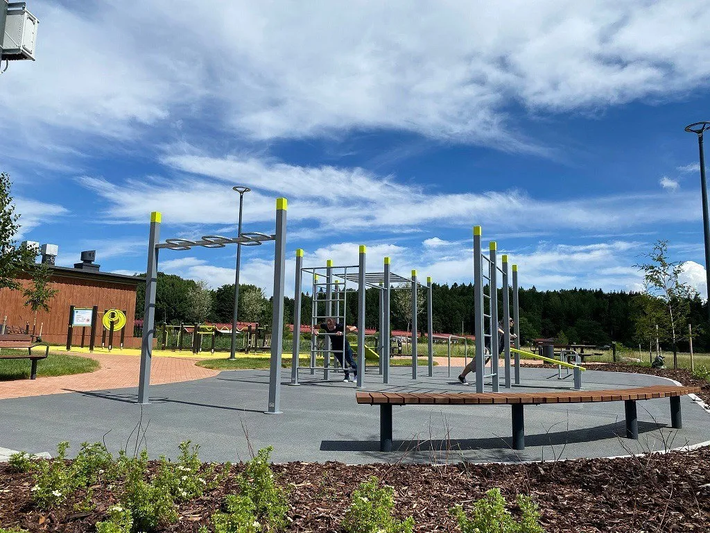 Denfit DSW4651 WaveBar pullup bar bølget