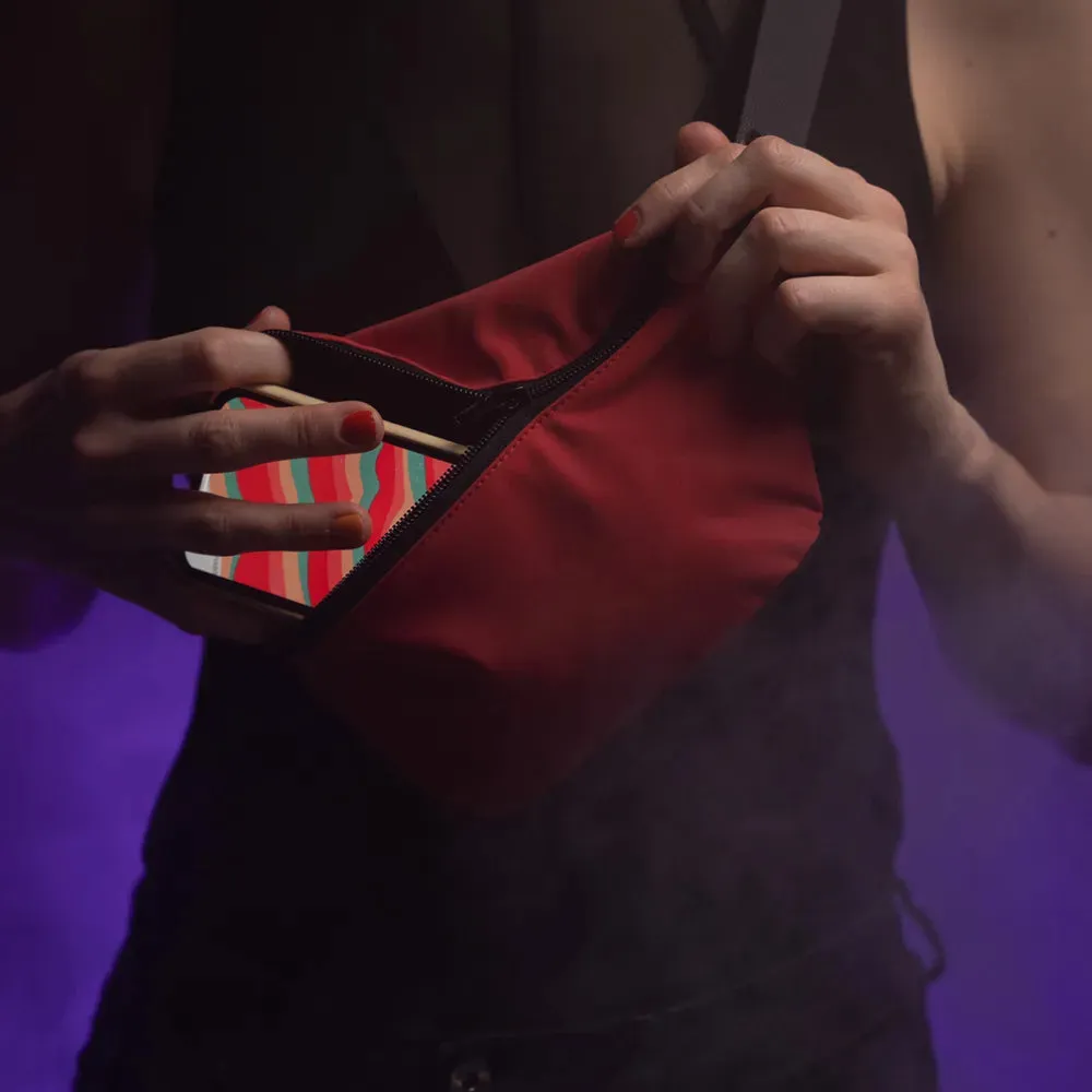Reflective Berlin Pouch bæltetaske tomato red refleks