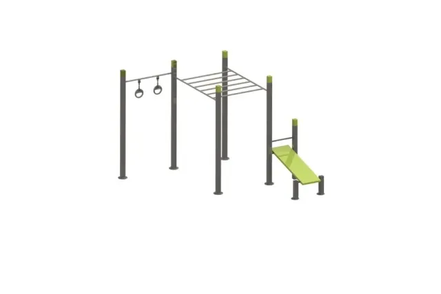 Denfit C029 træningsstativ udendørs street workout