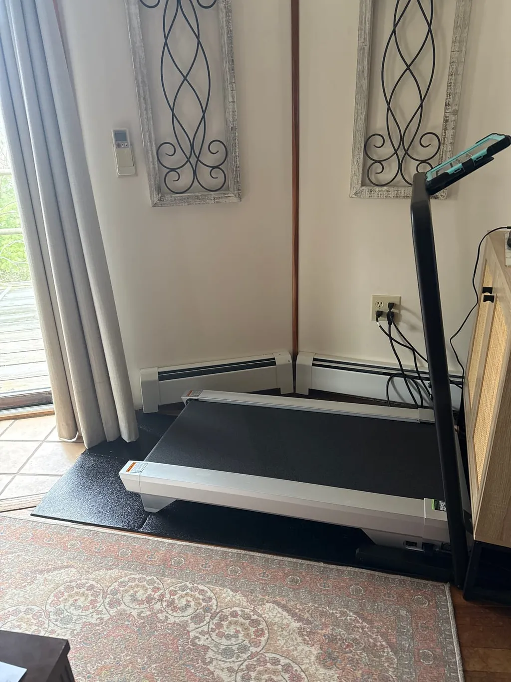 Urevo Walking Pad gelænder med holder robust