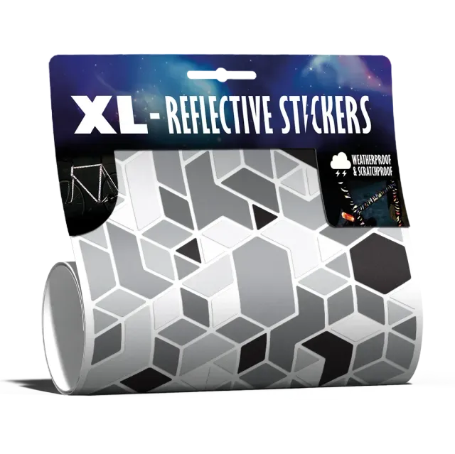 Reflective Berlin XL Sticker Kit Modulor refleksklistermærker grey