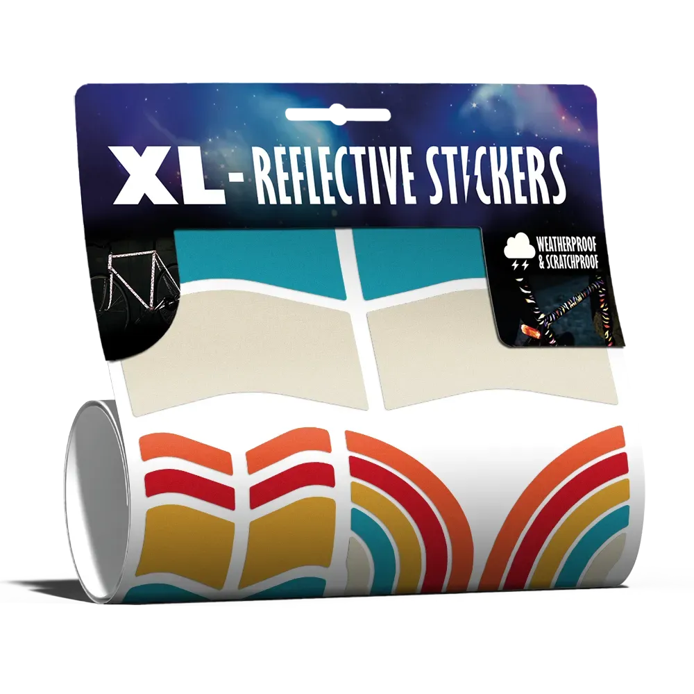REFLECTIVE BERLIN XL Sticker Kit Classic refleksklistermærker 90s retro