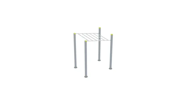 Denfit DSW4265 Monkey Bars Inclined klatrestativ