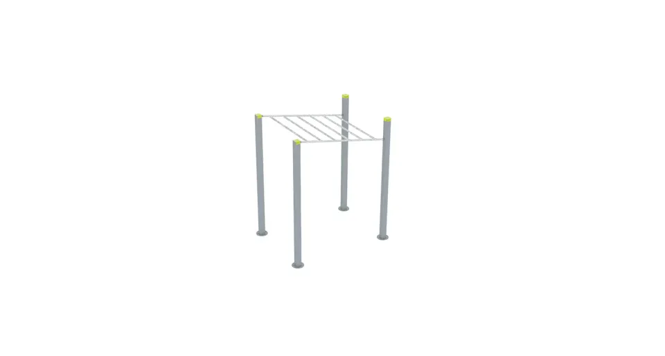 Denfit DSW4265 Monkey Bars Inclined klatrestativ