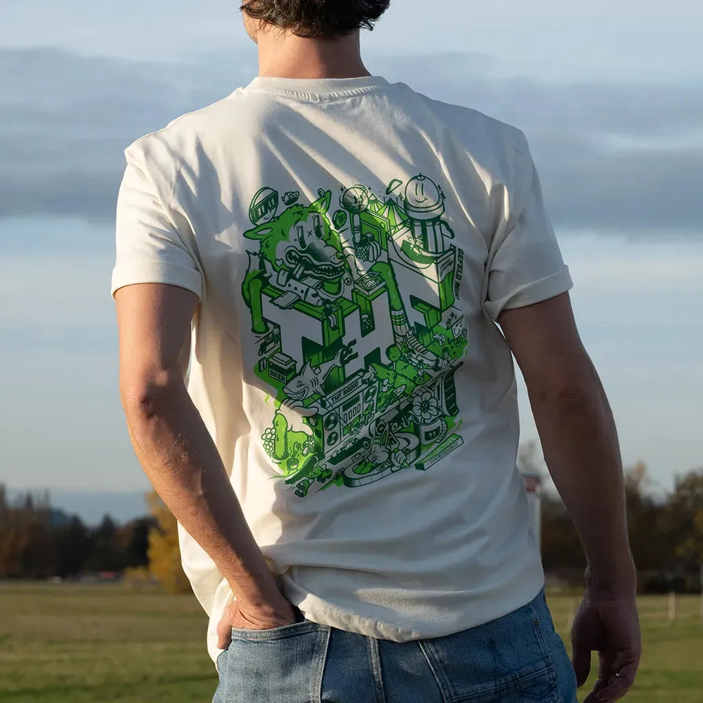 REFLECTIVE BERLIN THF T-shirt creme