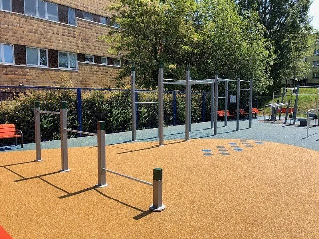 Denfit DSW4955 Push Ups Triple træningsstation 3 højder