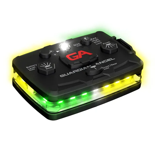 Guardian Angel Elite Series lygte grøn/gul 800 lumen