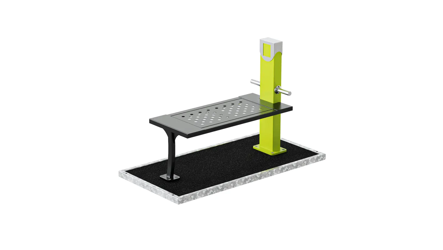 Denfit Urbangym AbShape mavestation udendørs