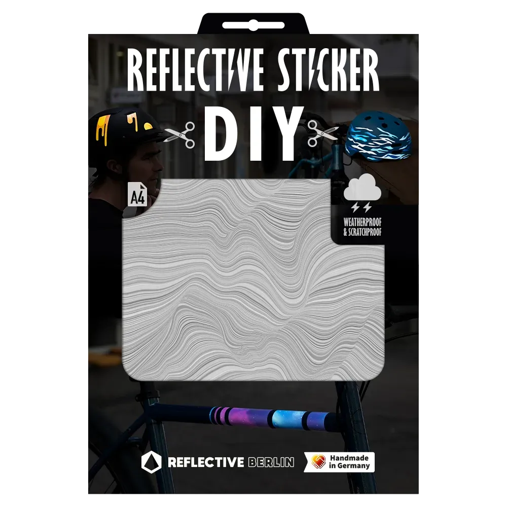 Reflective Berlin DIY Sticker Abyss refleksfolie neon