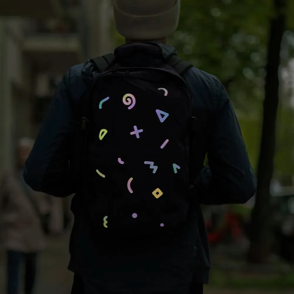 Reflective Berlin Doodle tekstilstickers reflekterende