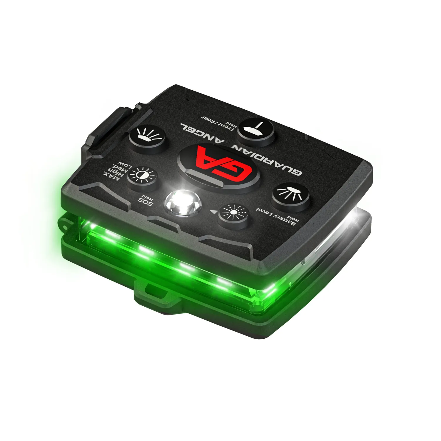 Guardian Angel Micro Series White/Green lygte hvid/grøn 14 LED