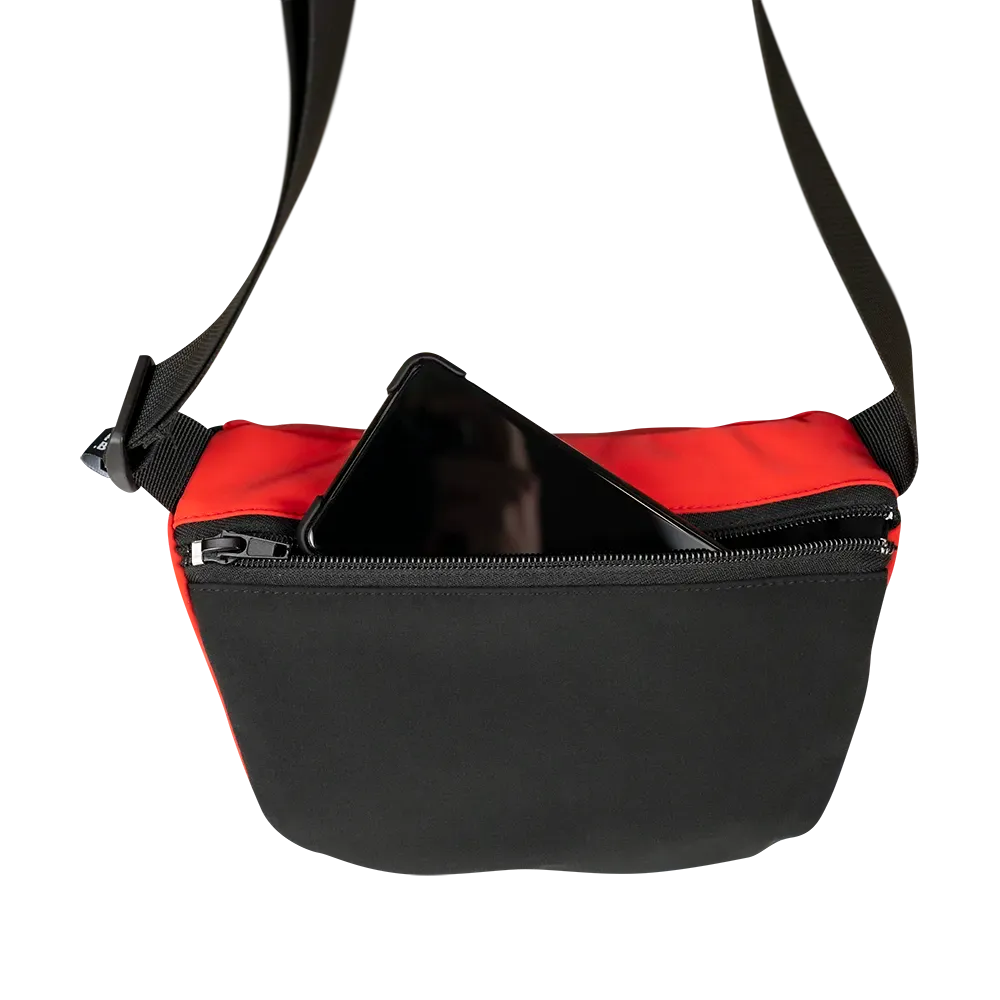 Reflective Berlin Pouch bæltetaske tomato red refleks