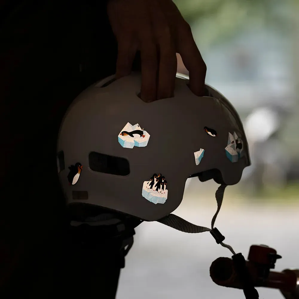 REFLECTIVE BERLIN Pinguine refleksklistermærker til hjelm