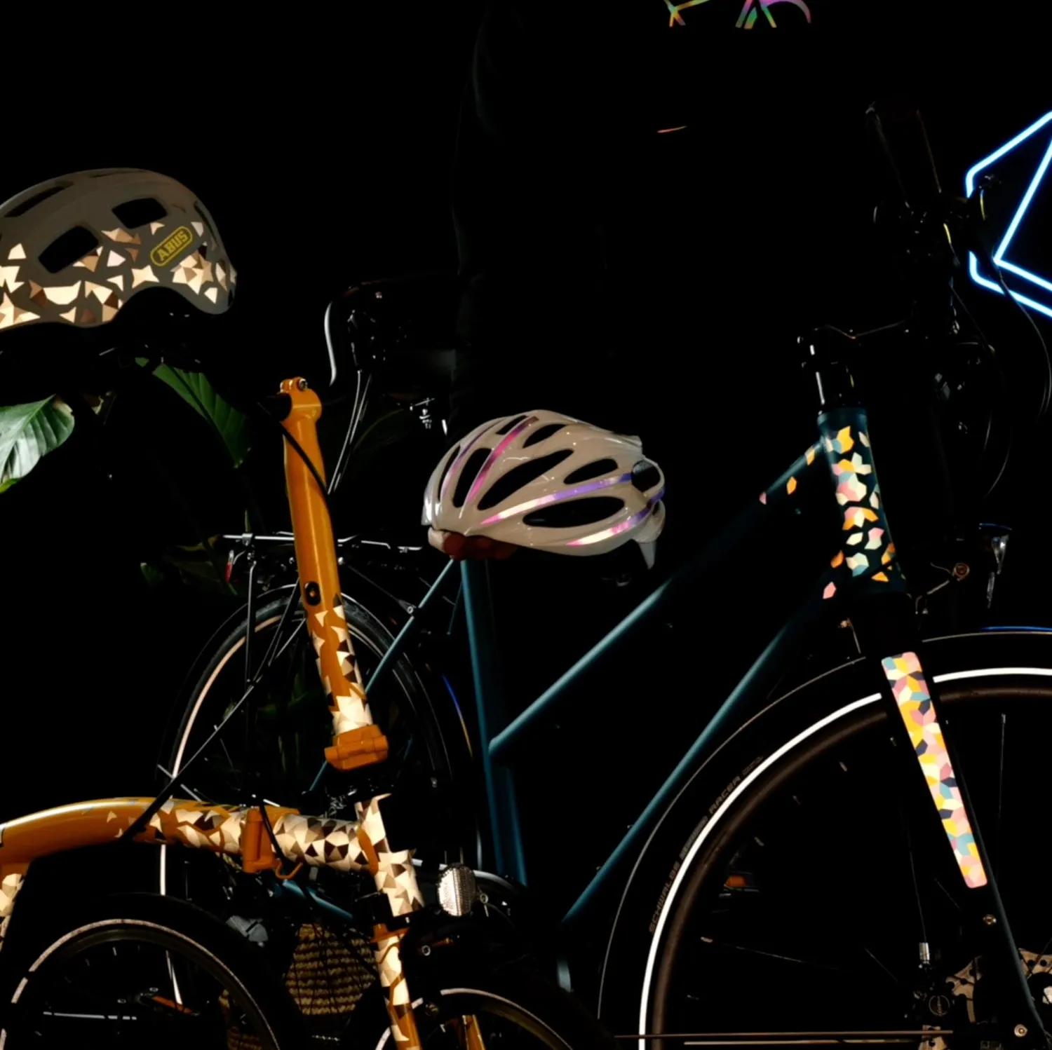 Reflective Berlin Komplet sæt cykel + hjelm refleks